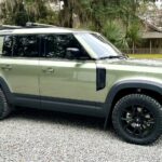 Mantra Wheels for Land Rover Defender Green Knighthawk Satin Black