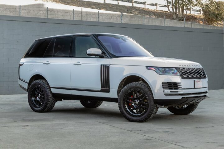 Mantra Wheels for Land Rover Range Rover White Seamak Gloss Black