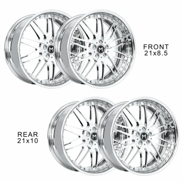 Staggered 2 piece Wheels set for Mercedes MANTRA-R26