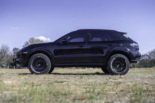 Mantra Wheels for Porsche 958 Black F12 Forged Satin Black