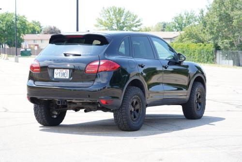 Mantra Wheels for Porsche Cayenne Black Fox Forged 18 Matte Black