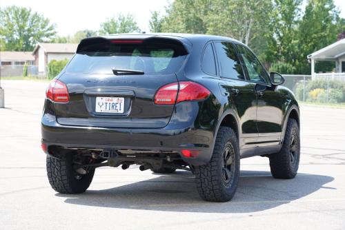 Mantra Wheels for Porsche Cayenne Black Fox Forged 18 Matte Black