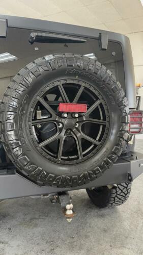 Mantra Wheels for Jeep Wrangler Black Knighthawk Satin Black
